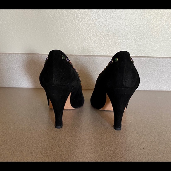 Vintage ESCADA Heels with Jewels - Picture 3 of 4